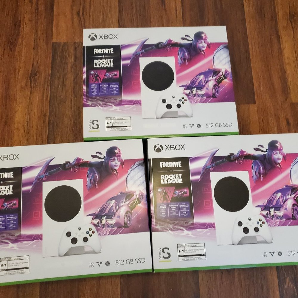 New, Unopened Xbox Series S Fortnite & Rocket League Bundle (512 GB) - IN HAND